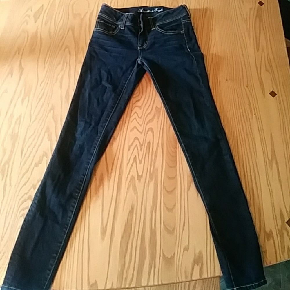 American Eagle Outfitter's Dark Denim Jeans Size 2